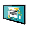 55 inch wall mount tempered glass lcd advertising media player