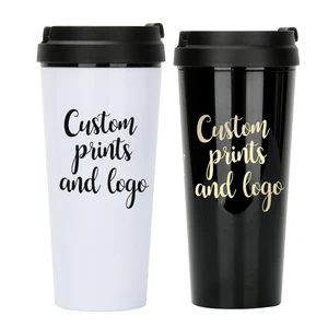 Image of free samples takeaway travel black 16 oz acrylic tumbler