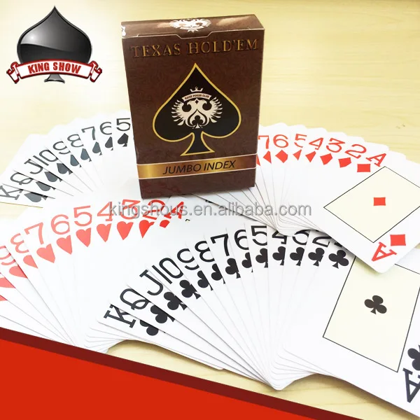 Custom Printed 100% Washable Waterproof Plastic Pvc Poker Playing Card