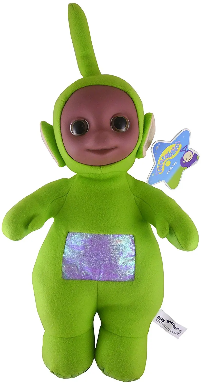 green teletubby toy