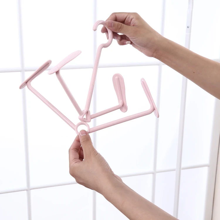 
New arrival adjustable plastic shoes hanger clothes hanger 