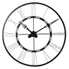 Large Industrial style custom size skeleton metal wall clock