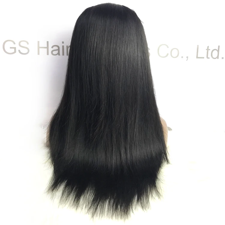

4*4 3+1 Lace Closure Human Hair Wig 100% Brazilian Straight Human Hair