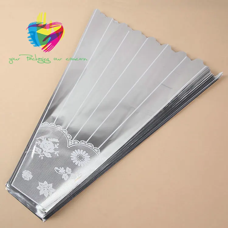 
Yiwu color imprineted color high transparence flower wrapping sleeve 