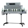 Semi automatic bottle cap plastic film shrink wrap machine