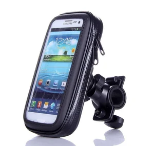 Wholesale waterproof handlebar phone holder hugging for bicycle motorcycle