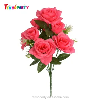 Factory Direct Flowers Silk Artificial Flowers Wholesale Plastic