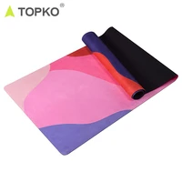 

TOPKO New design eco factory price thick friendly suede pilates yoga mat