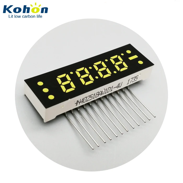 0.25 inch 3.5 digit red small 7 segment led display