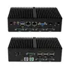 Qotom Mini Pc Q190X-PS2 Intel J1900 Quad Core 7 RS232 PS2 2 Lan Fanless Industrial computer