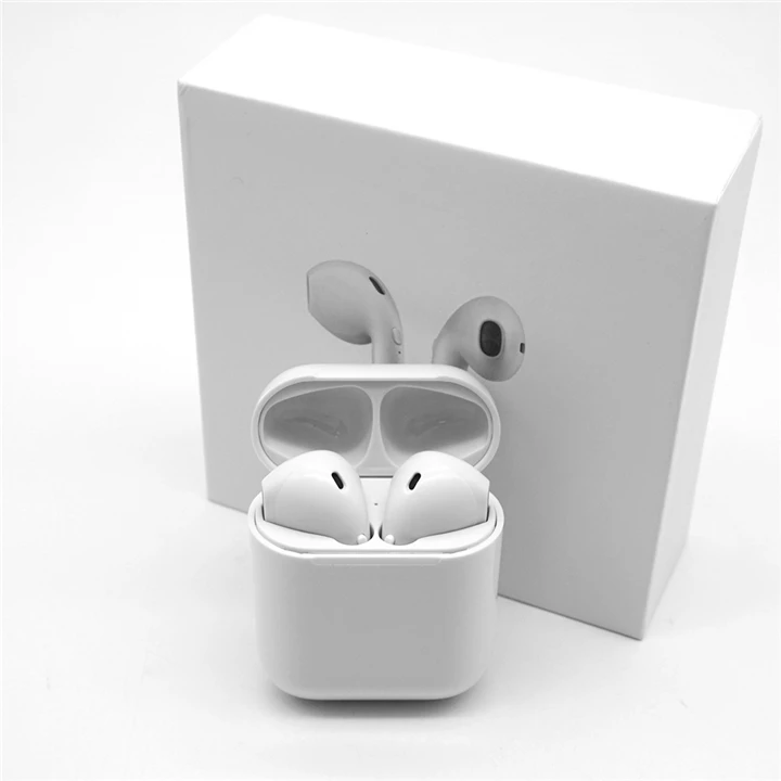 

2019 wireless earbuds headphones in ear true stereo i10 tws earphone, White