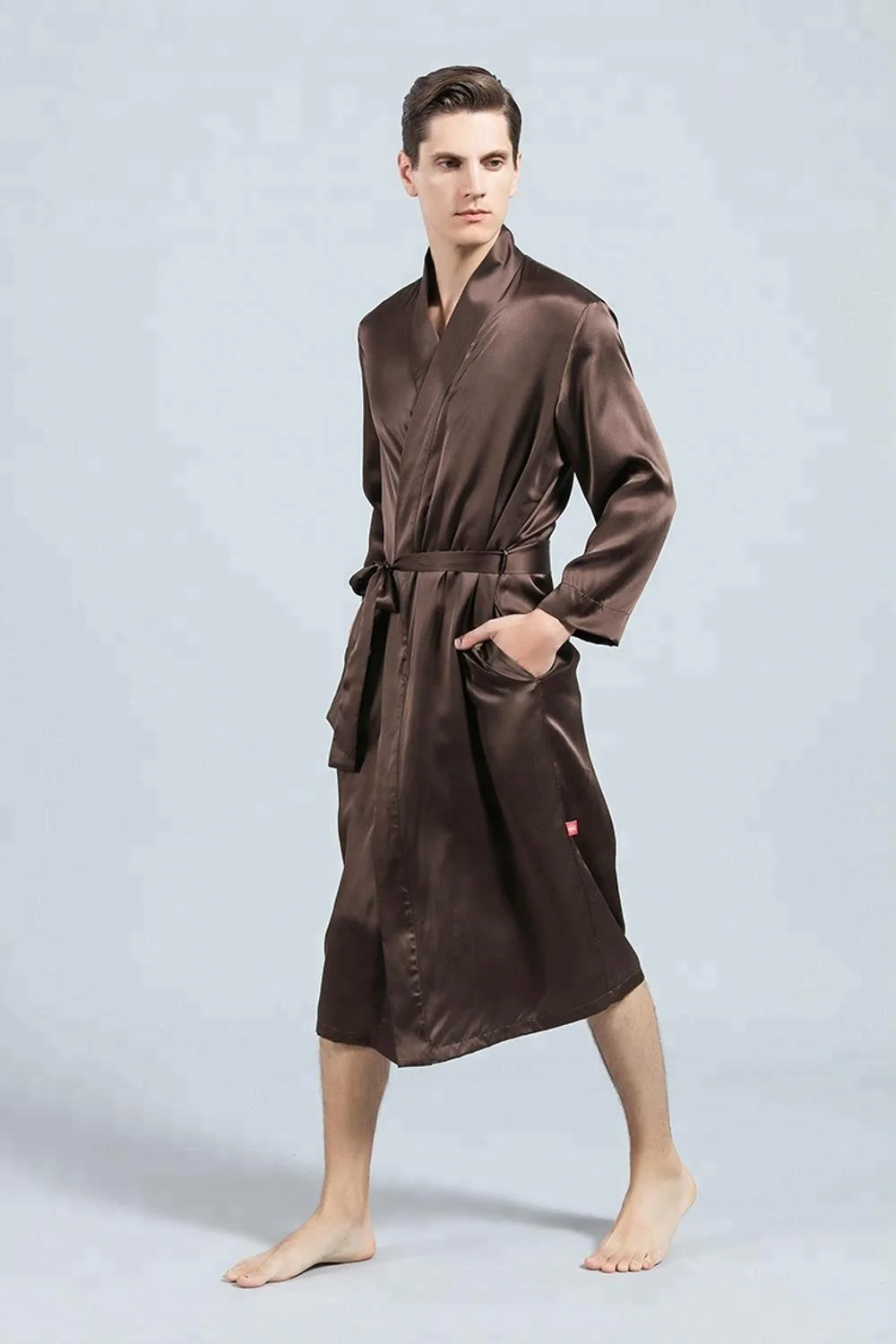 Custom Satin Bridal Robe Silk Fabric Embroidered Robe For Wedding Buy Silk Robe,Satin Bridal