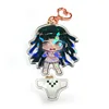 CNC Cut VOGRACE new cheap OEM Japan cartoon anime custom hologram acrylic keychain double side printing clear charms as gift
