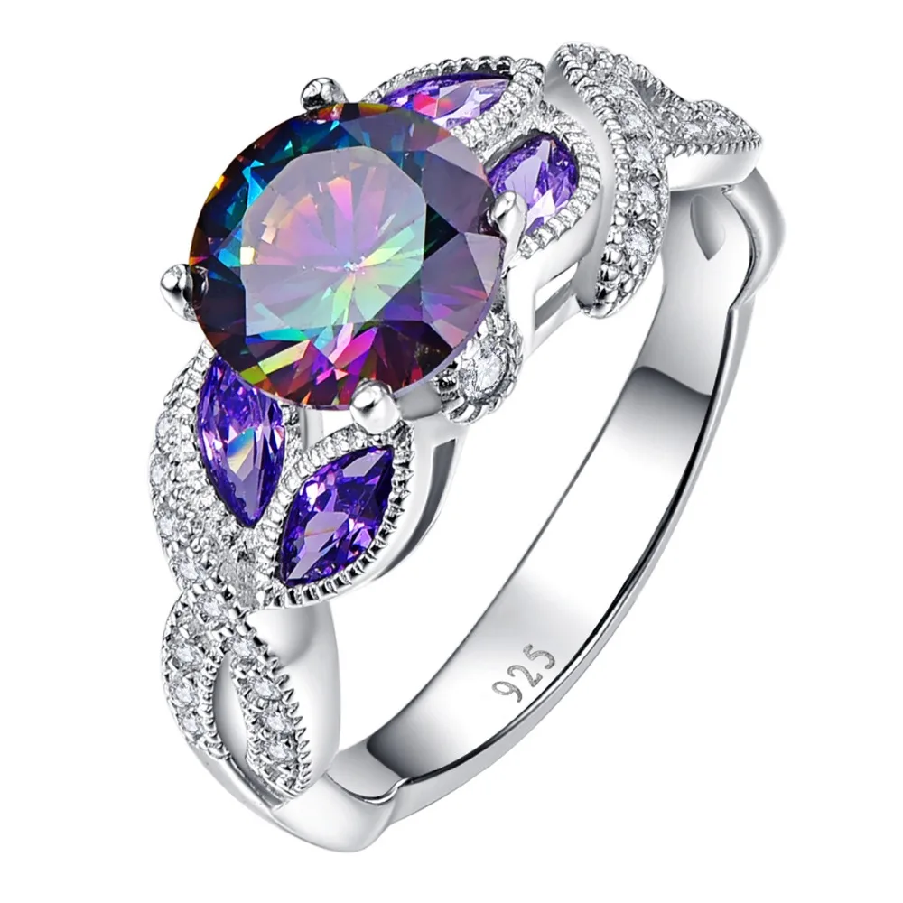

Women's Jewelry Fashion Sterling Silver Fire Opal Ring