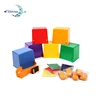 Plastic game water bucket kids intelligence blocks toys