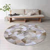 100% cow leather antique cowhide patchwork cowhide carpet carpet
