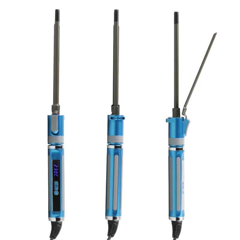 
Mini 9mm Ceramic Barrel Curling Iron for Men Women Hair Curler 