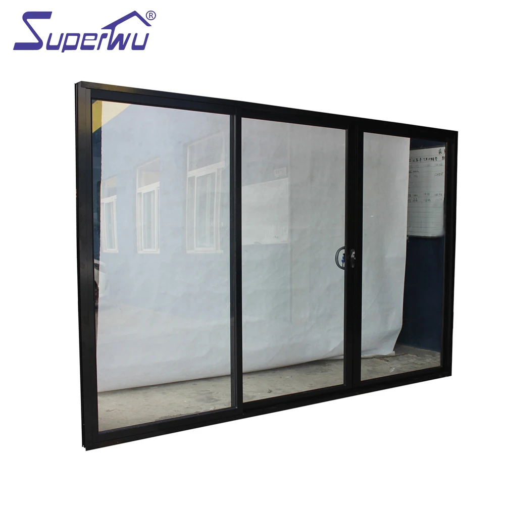 China manufacturer double glazed aluminum cavity stacker sliding door