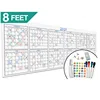 38 x 45 inches Large Daily squares to plan Dry Erase Office Calender