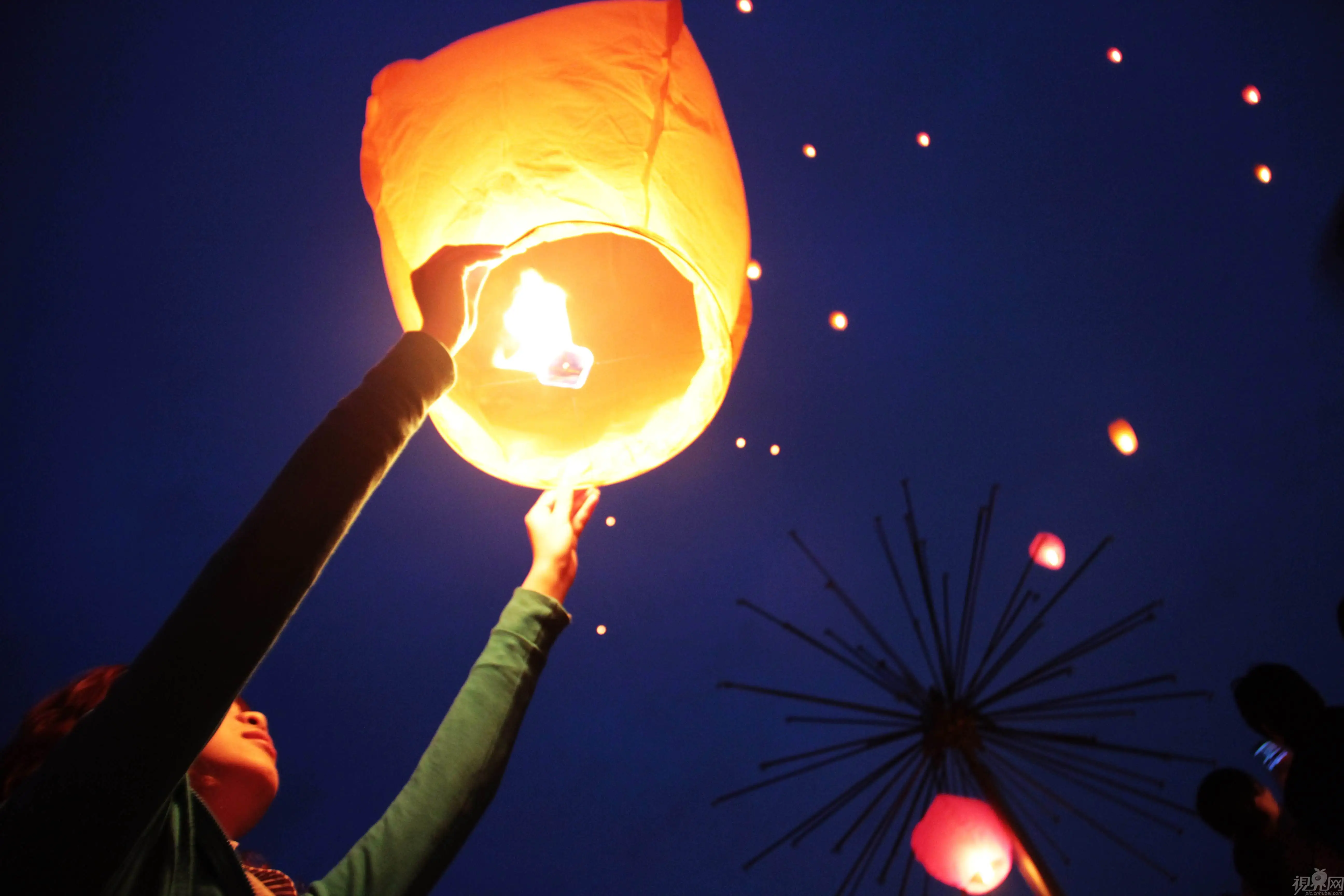 high quality custom chinese kongming lantern fire