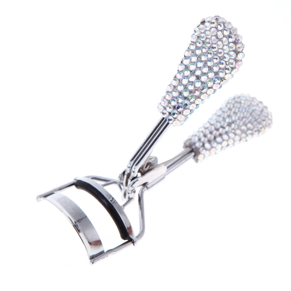 Wholesale Private Label Diamond Rhinestone Eyelash Curler Rhinestone