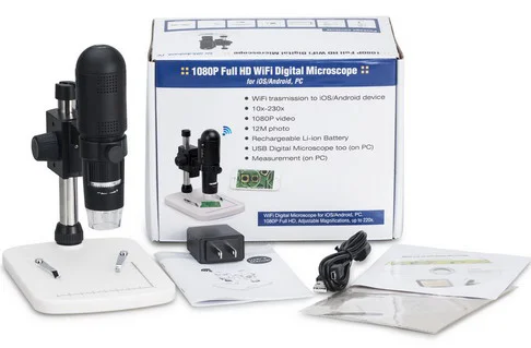 Usb Microscope Hd Portable 10p Video Microscope 10m Wi-fi Digital ...