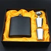 6oz Portable hip flask gift set best man gift stainless steel hip flask