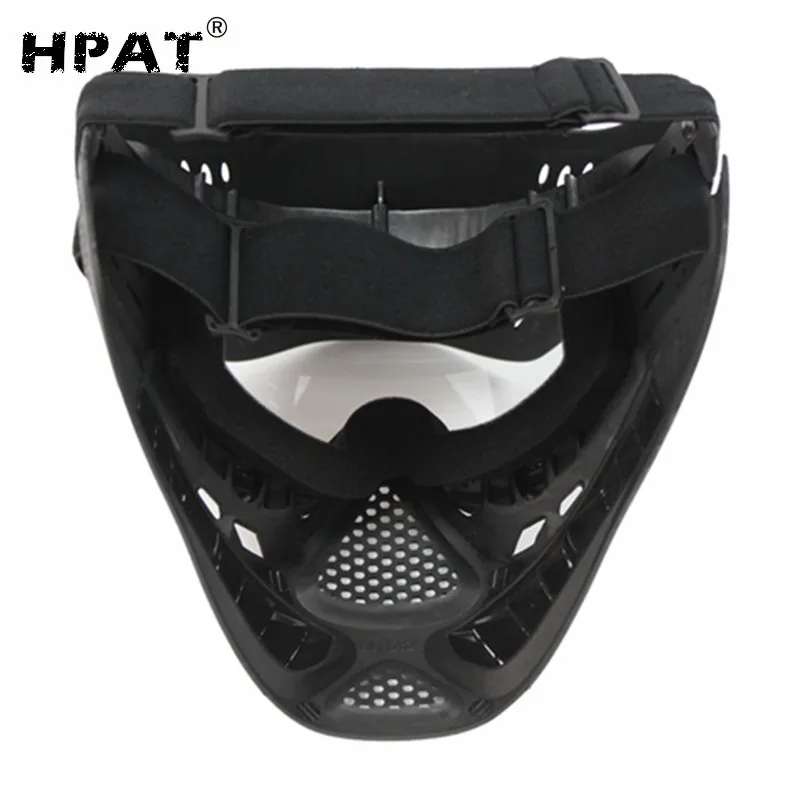 Tactical Army Military Anti Fog Paintball Mask With Double Elastic