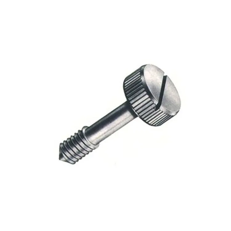 Customized 188 Stainless Steel Sotted Knurling Head Captive Panel