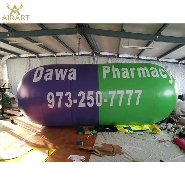 
Promotional giant inflatable pill capsules with logo for advertising 