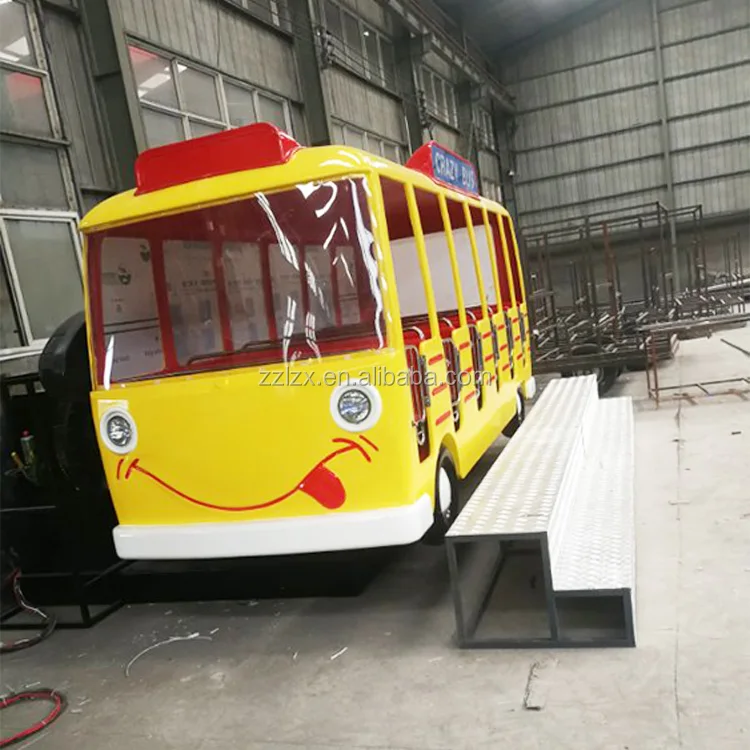 Theme park kids amusement Crazy Bus Rides