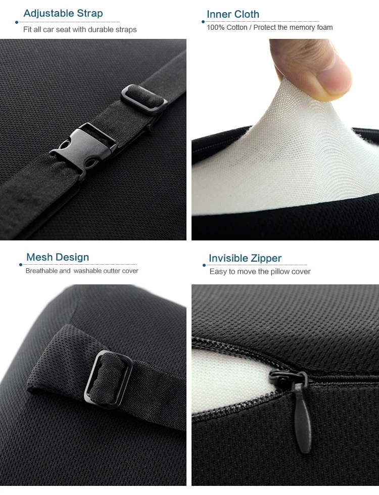 BYC Car Seat Head Neck Support Pillow 70D Memory Foam Neck Rest Pillow.jpg