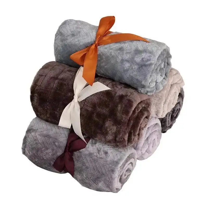 

2019 Chinese Factory Hot Sale Customized Flannel Blanket Solid Color Flannel Blanket, Blue;pink;white;yellow etc