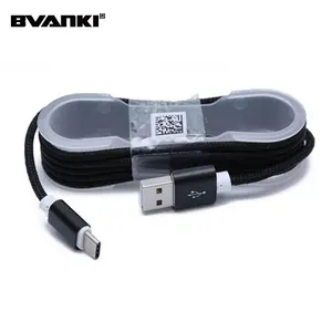 Flexible Round Nylon Braided USB Type C Cable