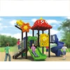 tree roof and forest type outdoor for kids popular plastic outdoor playground entertainment slide equipment HFC-12102