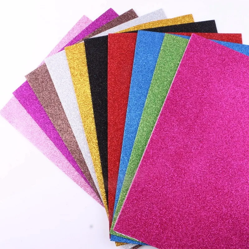 
glitter EVA Foam wholesaler in roll rose red color Bulk eva foam diy glitter eva sheet 