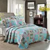 Queen 3 Pieces Patchwork Cotton Kids Bedding Bed Duvet Covers
