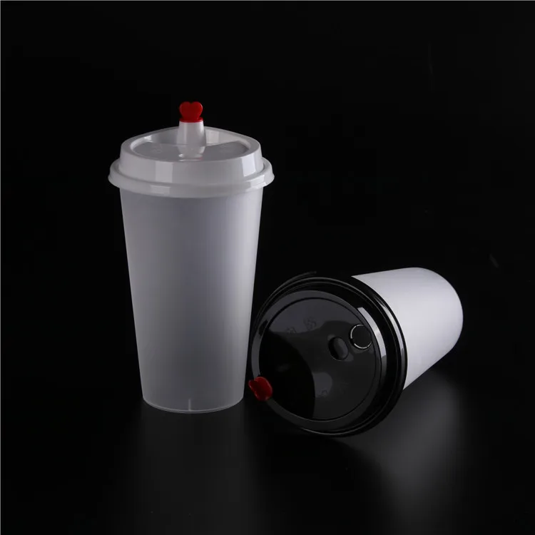 500ML pp disposable injection cup for milky tea or fruit juice