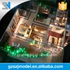 3D Architectural visualization interior model for miniature building model with all funiture