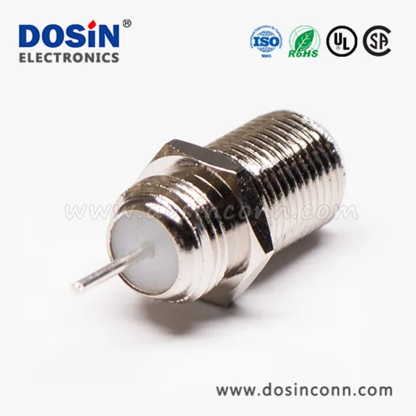 waterproof right angle bnc male PCB mount connector for tv antenna
