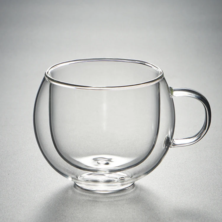 Double Wall Glass Espresso Cups set Insulated Coffee Shot Glasses