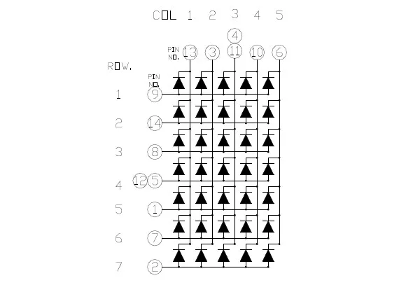 XH-12057 3MM LED DOT MATRIX NEWSHINE SKYPE TIANRIYIWEI Circuit Diagram.jpg