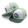 wholesale floral flat brim fitted caps/plain flexi fitted cap