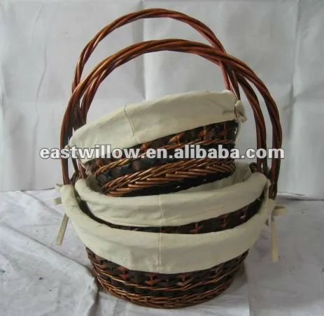 Elegant Wicker Storage Basket - Buy Elegant Wicker Divided Storage