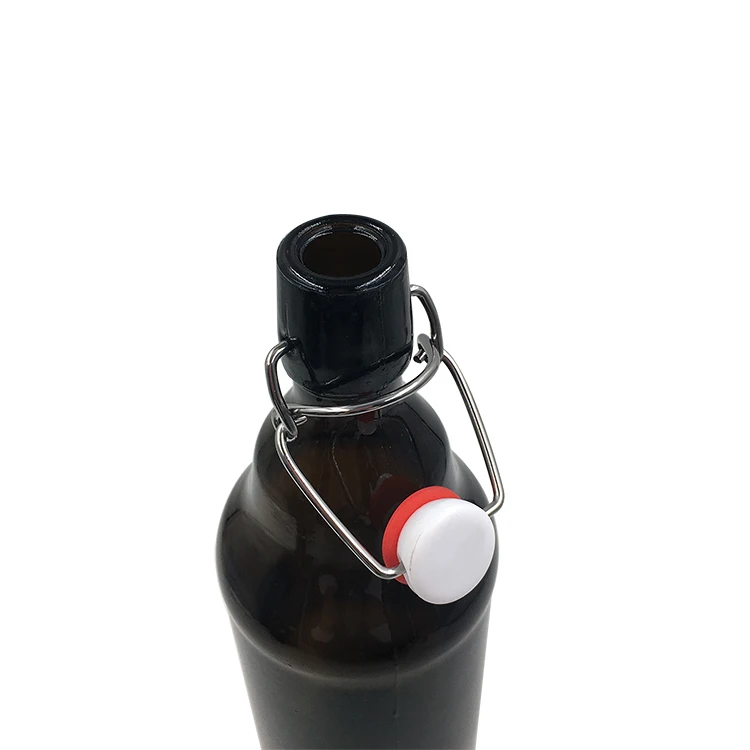 1000ml 1 Liter Amber Swing Top Beer Bottle Glass Beer Bottle Buy