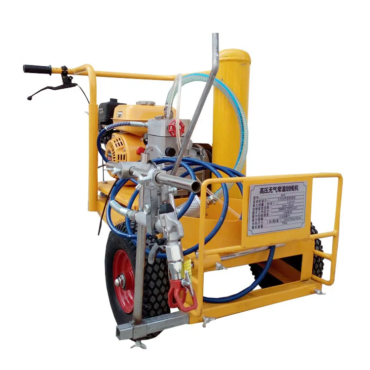 cold paint road marking machine road lines paint airless road marking machine for sale