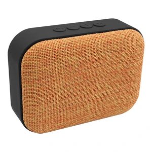 Portable Bluetooth Speaker Fabric Woofer USB FM Radio