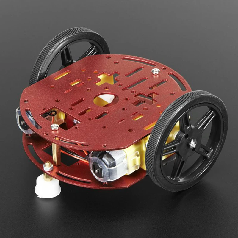 2WD Roboter Auto Chassis 2 Motoren Robotik Plattform für Arduinos