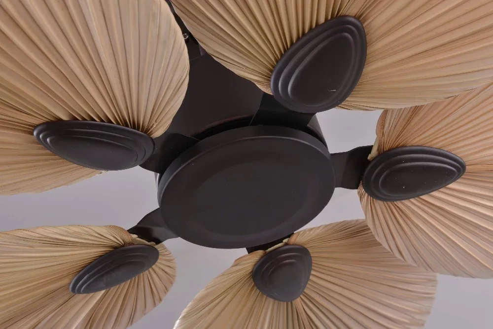 New Ac Motor Palm Leaf 5 Blades Ceiling Fan - Buy Ceiling Fan | Palm
