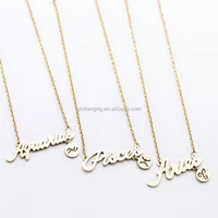 

Newest necklace design for women girls zodiac sign charm pendant necklace name necklace